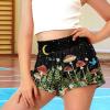Pointodoor Mushroom Girls Athletic Shorts Butterfly Running Shorts 13-14Y Girl's Summer Shorts Lightweight High Waist Active Short with Pockets view 3