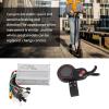 Yuecoom Brushless Motor Controller, 48V 25A Electric Scooter Controller Kit with Display and Communication Cable for KUGOOS view 3