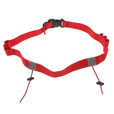 COOLHIYA Reflective Race Belt Running Bib Holder Lightweight Running Sports Belt for Men Women Marathon Gear Waistband