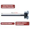 Elitix Wing Chun Dummy Chinese Martial Arts Training Dummies Arms with Spring, Wall Mount Wing Chun Dummy for Taekwondo Karate, Kickboxing Equipment for Training at Home view 3