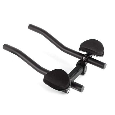 Rest Handlebar, Aero Aluminum Alloy Cycling Handlebar for Rest, TT Handlebar Triathlon Aero Rest for, Road and Triathlon Time Trial (As Shown)