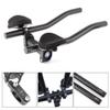 Rest Handlebar, Aero Aluminum Alloy Cycling Handlebar for Rest, TT Handlebar Triathlon Aero Rest for, Road and Triathlon Time Trial (As Shown) view 4