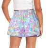 Pointodoor Mermaid Girls Running Shorts Athletic Shorts for Girls 3-16 Soft Soccer Active Shorts Kids High Waist Gym Workout Summer Shorts with Pockets view 2