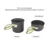 Gavigain Camping Cookware Set, Portable Multifunctional Outdoor Stove Pot Spork Kit for Picnic Cooking view 2