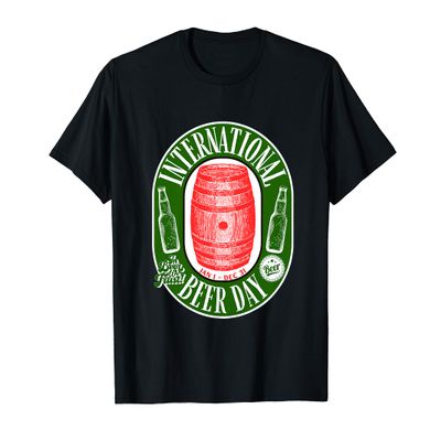 International Beer Day Art Design For Craft Beer Maker Lover T-Shirt