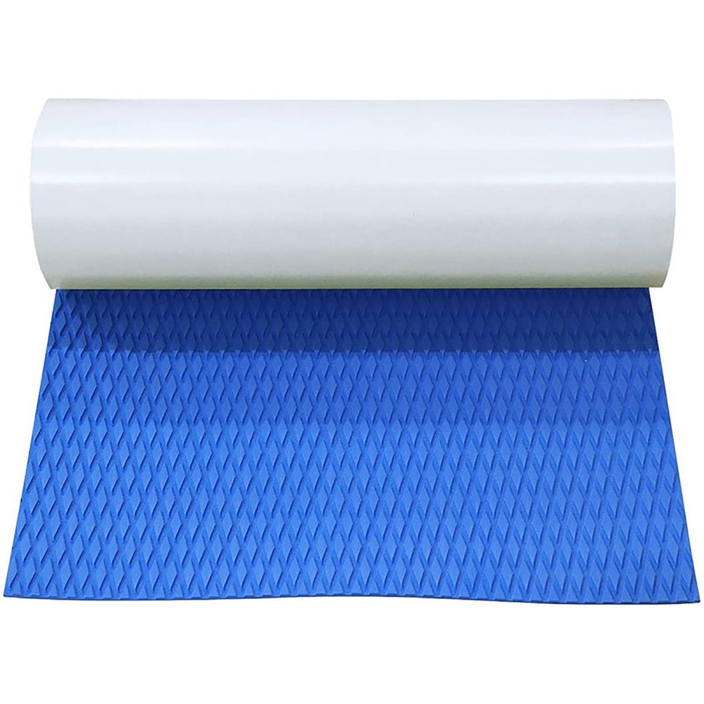 ABJGHYUT Boat Flooring EVA Foam Boat Decking Faux Teak Marine Carpet Boat Flooring Non-Slip Self-Adhesive Boat Deck Mat Rolls Sheet for MotorBoats Yacht Boat Floor,B,240x60x0.5cm
