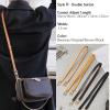banbeln Women handlle Bag Strap Leather Replacement Straps Adjuster Bags Straps (Original, length90cm) view 2