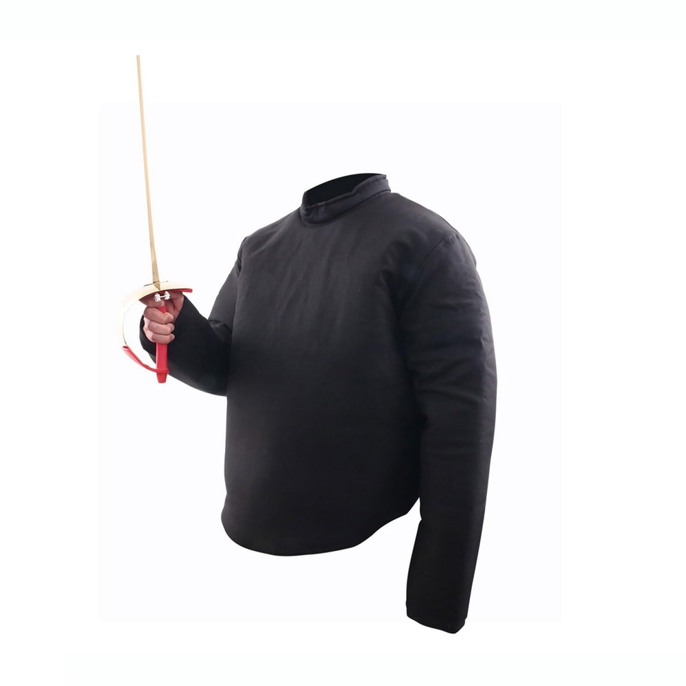 KJHY Black Fencing Coaching Clothes Fencing Coaches Supplies Canvas Training Clothes Parents Accompanying Training Clothes(Sleeved,X-Large)