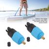 Gavigain Paddle Air Valve Adapter Set Inflating Kit Air Pump Adapter for Surfboard Boat Paddle Valve Adapter (Blue) view 2