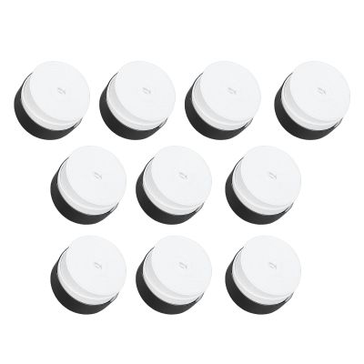 NOENNULL 10Pcs Tennis Racket Grip Tape Anti Slip Comfortable Grip Tape Sweat Absorbent Badminton Racket Overgrips for Fishing Rods Squash Racket (White)