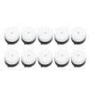 NOENNULL 10Pcs Tennis Racket Grip Tape Anti Slip Comfortable Grip Tape Sweat Absorbent Badminton Racket Overgrips for Fishing Rods Squash Racket (White) view 3