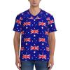Stylish Athletic Sports Jersey Australia-Flag-Pattern Men's Rugby Jersey Large view 3