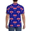 Stylish Athletic Sports Jersey Australia-Flag-Pattern Men's Rugby Jersey Large view 4