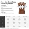 Stylish Athletic Sports Jersey 3D-American-Football Men's Rugby Jersey 4X-Large Black view 2