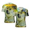 Stylish Athletic Sports Jersey Dogecoin-Shiba-Inu-Bitcoin Men's Rugby Jersey Small Black view 1
