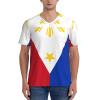 Stylish Athletic Sports Jersey Philippine-Flag-Proud Men's Rugby Jersey 4X-Large view 2