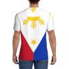 Stylish Athletic Sports Jersey Philippine-Flag-Proud Men's Rugby Jersey 4X-Large view 4