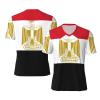 Stylish Athletic Sports Jersey Egypt-Egyptian-Flag-Soccer Men's Rugby Jersey 3X-Large