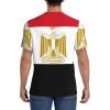 Stylish Athletic Sports Jersey Egypt-Egyptian-Flag-Soccer Men's Rugby Jersey 3X-Large view 4
