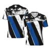 Stylish Athletic Sports Jersey Thin-Blue-Line-Flag-Patriotic Men's Rugby Jersey Large view 1