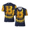 Stylish Athletic Sports Jersey Retro-Galaxy-Bitcoin-Blockchain Men's Rugby Jersey Medium view 1