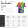 Stylish Athletic Sports Jersey Rainbow-Shiba-Inu-Doge-Life Men's Rugby Jersey X-Large view 2
