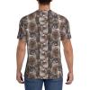 Stylish Athletic Sports Jersey Camo-Kitty-Cute-Shorthair-Cat Men's Rugby Jersey 4X-Large view 4