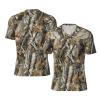 Stylish Athletic Sports Jersey Mossy-Tree-Camo-Leaf Men's Rugby Jersey X-Large view 1