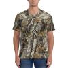 Stylish Athletic Sports Jersey Mossy-Tree-Camo-Leaf Men's Rugby Jersey X-Large view 2