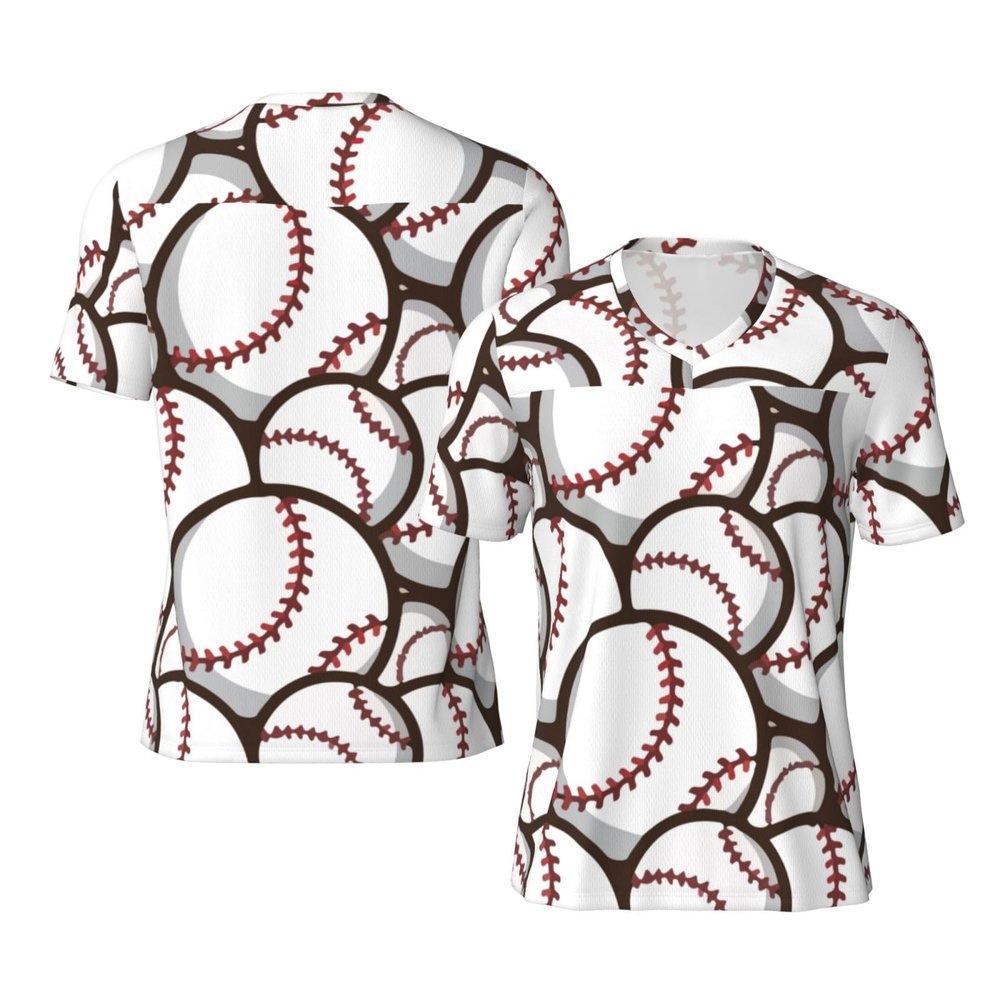 Stylish Athletic Sports Jersey Baseball-Coach-Lover Men's Rugby Jersey X-Large Black