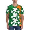 Stylish Athletic Sports Jersey Patricks-Day-Irish-Flag Men's Rugby Jersey X-Large view 2