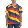 Stylish Athletic Sports Jersey Venezuela-Flag-Pattern Men's Rugby Jersey Xx-Large view 2