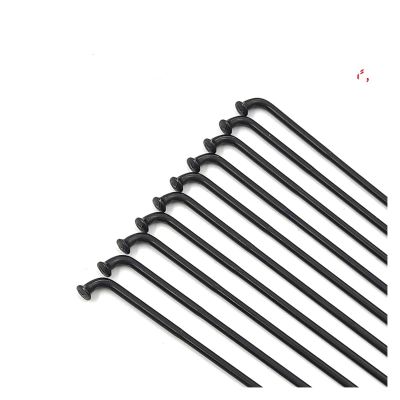 USZIJIE Spoke J-Bend 12PCS/LOT for Bicycle Radios Triple Butted for MTB Road Bike Stainless Steel 14G 2.0mm(J-Bend 270mm)