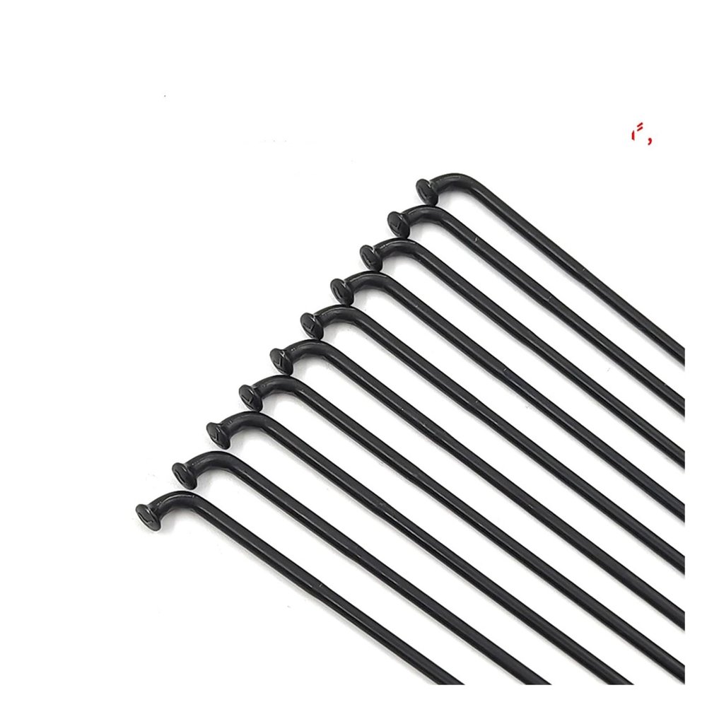 USZIJIE Spoke J-Bend 12PCS/LOT for Bicycle Radios Triple Butted for MTB Road Bike Stainless Steel 14G 2.0mm(J-Bend 270mm)