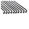 USZIJIE Spoke J-Bend 12PCS/LOT for Bicycle Radios Triple Butted for MTB Road Bike Stainless Steel 14G 2.0mm(J-Bend 270mm) view 4