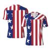 Stylish Athletic Sports Jersey Novelty-Us-American-Flag Men's Rugby Jersey Xx-Large view 1