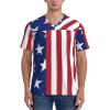Stylish Athletic Sports Jersey Novelty-Us-American-Flag Men's Rugby Jersey Xx-Large view 2