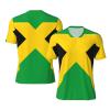 Stylish Athletic Sports Jersey Jamaican-Flag-Pride Men's Rugby Jersey Medium view 1