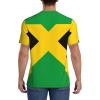 Stylish Athletic Sports Jersey Jamaican-Flag-Pride Men's Rugby Jersey Medium view 4
