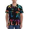 Stylish Athletic Sports Jersey Pi-Math Men's Rugby Jersey 4X-Large Black view 2