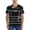 Stylish Athletic Sports Jersey Retro Black Movie Clapboard Men's Rugby Jersey 3X-Large view 2