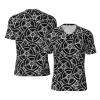 Stylish Athletic Sports Jersey Satanic-Sigil-Baphomet-Pentagram Men's Rugby Jersey X-Large Black view 1