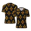 Stylish Athletic Sports Jersey Marie-Fleur-De-Lis Men's Rugby Jersey Xx-Large Black view 1