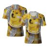 Stylish Athletic Sports Jersey Dog-Dogecoin-Shiba-Inu Men's Rugby Jersey Medium Black view 1