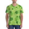 Stylish Athletic Sports Jersey St-Patricks-Day-Shamrock Men's Rugby Jersey Medium view 3