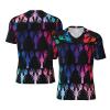 Stylish Athletic Sports Jersey Tie-Dye-Crawfish-Rainbow Men's Rugby Jersey Xx-Large view 1