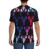 Stylish Athletic Sports Jersey Tie-Dye-Crawfish-Rainbow Men's Rugby Jersey Xx-Large view 4