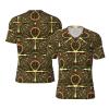 Stylish Athletic Sports Jersey Ankh-Egyptian-Symbol Men's Rugby Jersey 3X-Large Black view 1