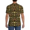 Stylish Athletic Sports Jersey Ankh-Egyptian-Symbol Men's Rugby Jersey 3X-Large Black view 4