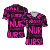Stylish Athletic Sports Jersey Nurse-Gifts-Nursing-Student Men's Rugby Jersey Xx-Large Black view 1